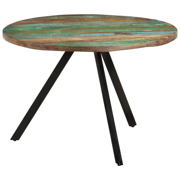 Gossi masa de bucatarie, 110x75 cm, lemn masiv reciclat