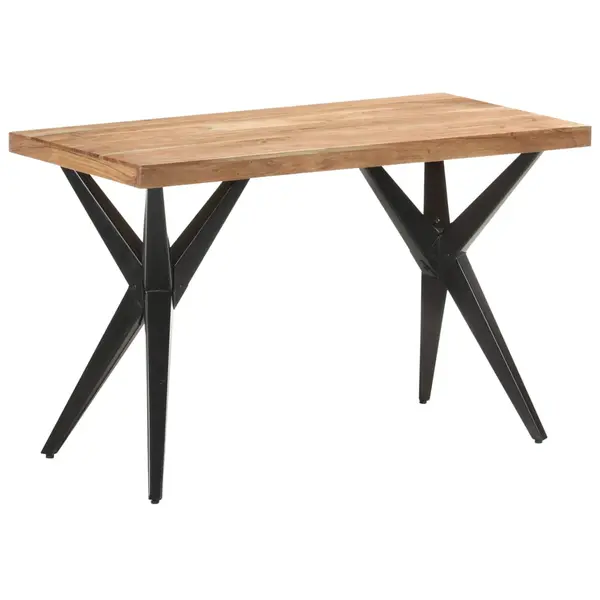 Gossi masa de bucatarie, 120x60x76 cm, lemn masiv de acacia