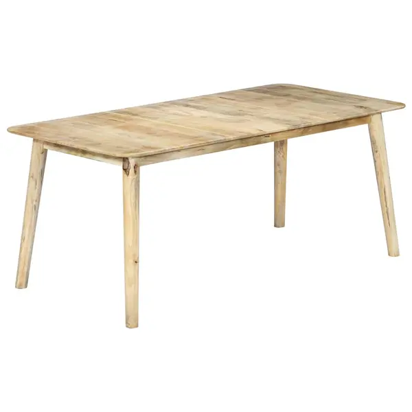 Gossi masa de bucatarie, 180 x 90 x 76 cm, lemn masiv de mango