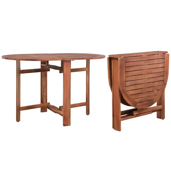 Gossi masa de gradina, 120 x 70 x 74 cm, lemn masiv de acacia