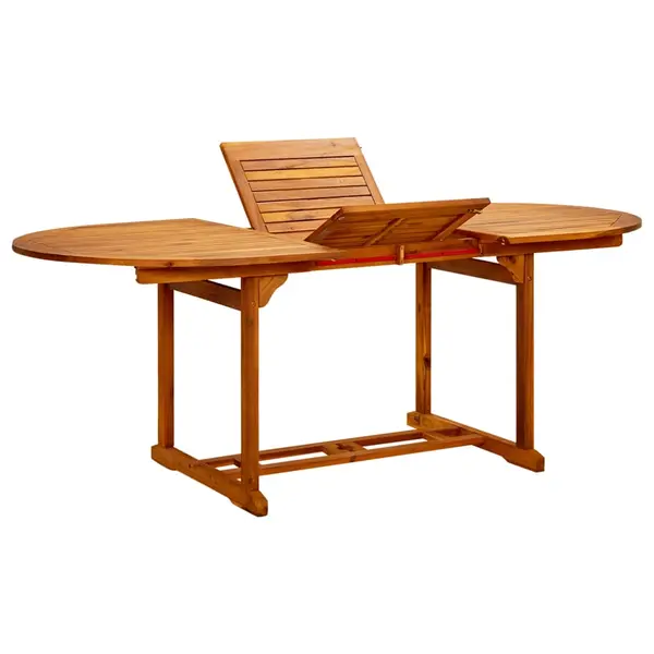 Gossi masa de gradina, 200 x 100 x 75 cm, lemn masiv de acacia