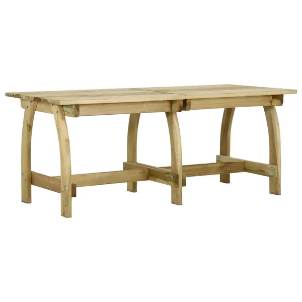 Gossi masa de gradina, 220x74x75 cm, lemn pin tratat