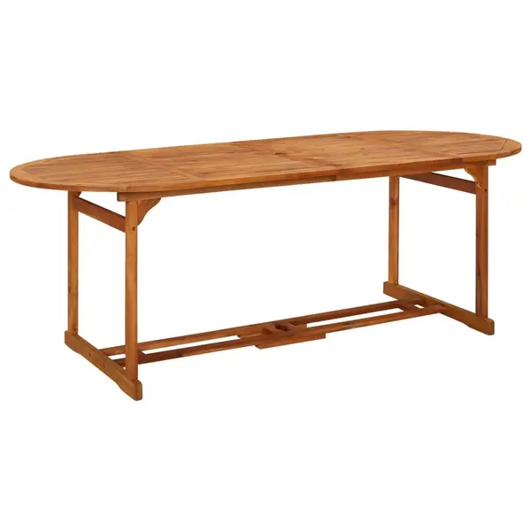 Gossi masa de gradina, 220x90x75 cm, lemn masiv de acacia