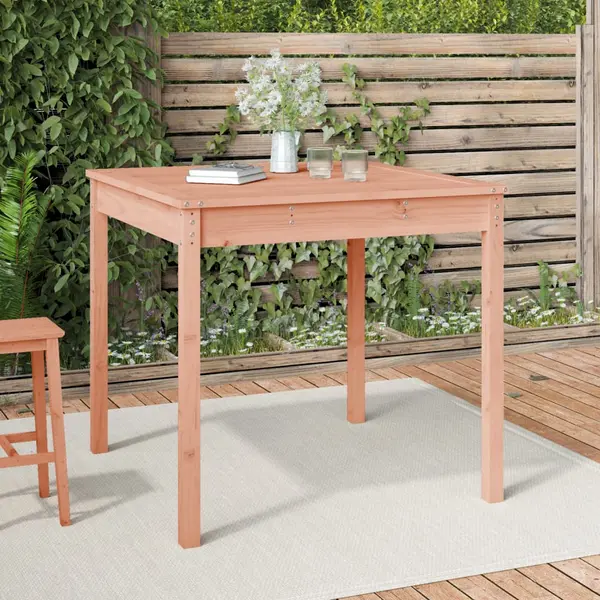 Gossi masa de gradina, 82,5x82,5x76 cm, lemn masiv douglas