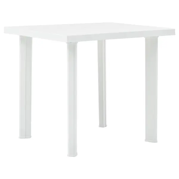 Gossi masa de gradina, alb, 80 x 75 x 72 cm, plastic