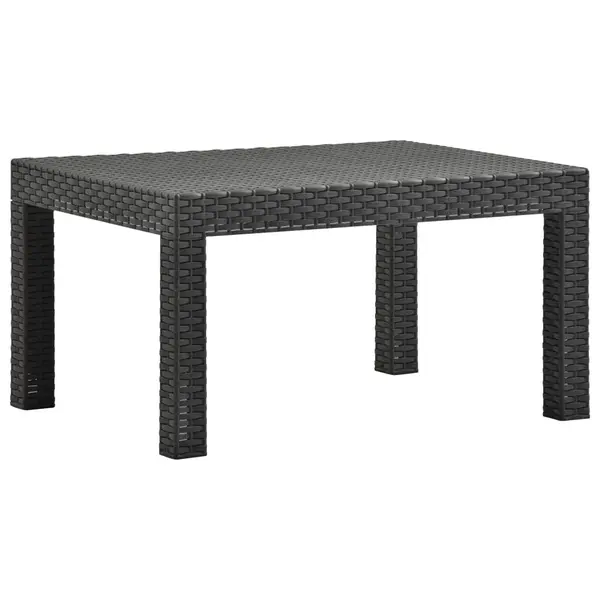 Gossi masa de gradina, antracit, 58x58x41 cm, pp ratan