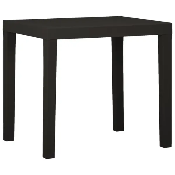 Gossi masa de gradina, antracit, 79x65x72 cm, plastic