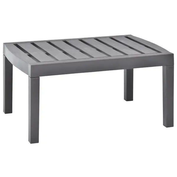 Gossi masa de gradina, cafeniu, 78 x 55 x 38 cm, plastic