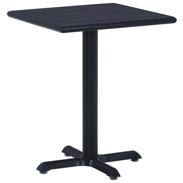 Gossi masa de gradina, negru, 60 x 60 x 75 cm