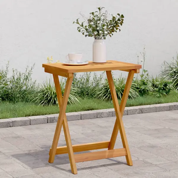 Gossi masa de gradina pliabila, 50x36x60 cm, lemn masiv de acacia