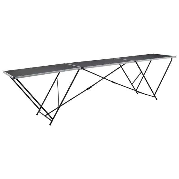 Gossi masa de lipire pliabila, 300 x 60 x 78 cm, mdf si aluminiu