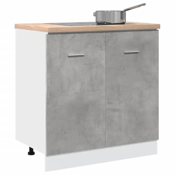 Gossi masca de chiuveta, gri beton, 80 x 46 x 81,5 cm, pal