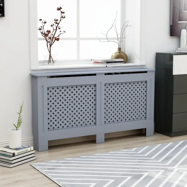 Gossi masca pentru calorifer, antracit, 152 x 19 x 81,5 cm, mdf