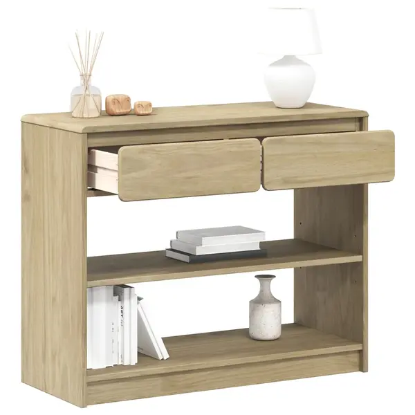 Gossi masuta consola sauda, stejar, 89,5x36,5x73 cm, lemn masiv pin