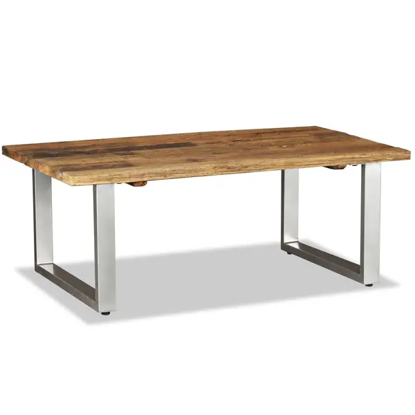 Gossi masuta de cafea, 100 x 60 x 38 cm, lemn masiv reciclat