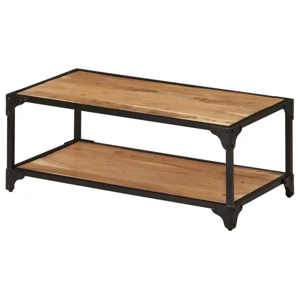 Gossi masuta de cafea, 90x45x35 cm, lemn masiv de acacia