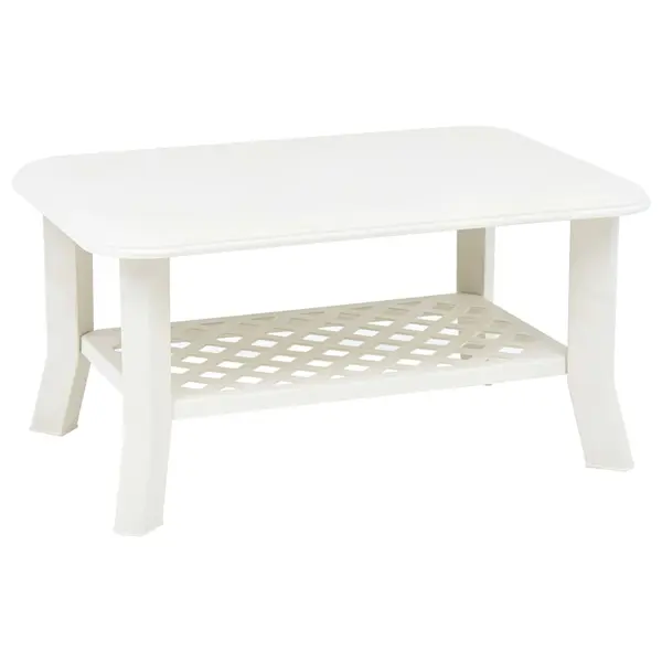 Gossi masuta de cafea, alb, 90 x 60 x 46 cm, plastic