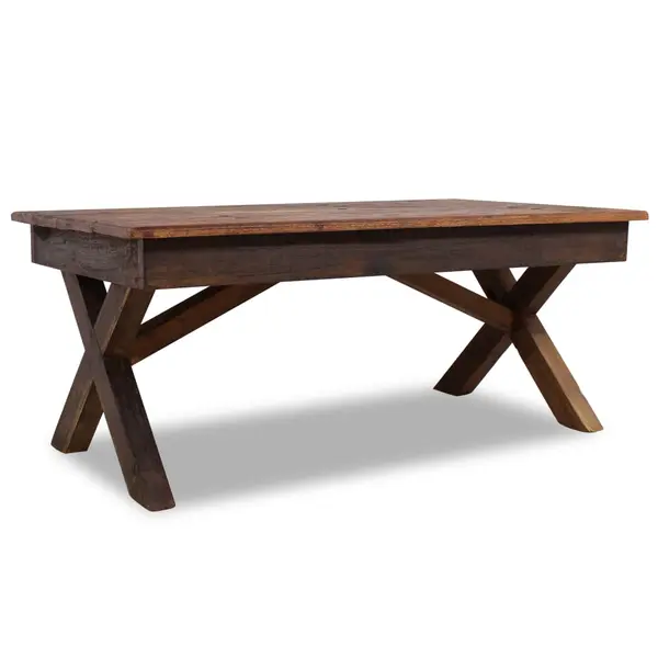 Gossi masuta de cafea, lemn masiv reciclat, 110 x 60 x 45cm