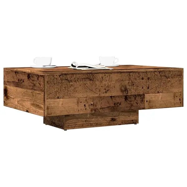 Gossi masuta de cafea, lemn vechi, 85x55x31 cm, lemn prelucrat