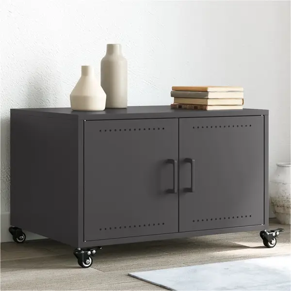 Gossi masuta de cafea, negru, 68x50x43,5 cm, otel laminat la rece