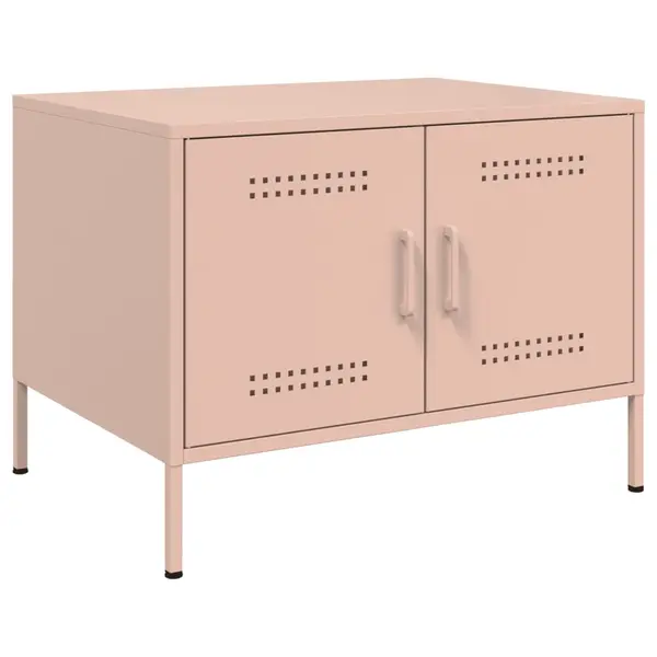 Gossi masuta de cafea, roz, 68x50x50,5 cm, otel laminat la rece