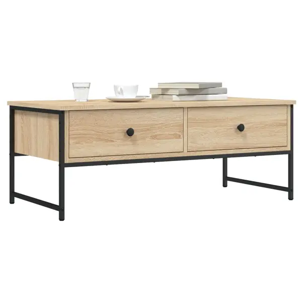 Gossi masuta de cafea, stejar sonoma, 101x49x39,5 cm, lemn prelucrat