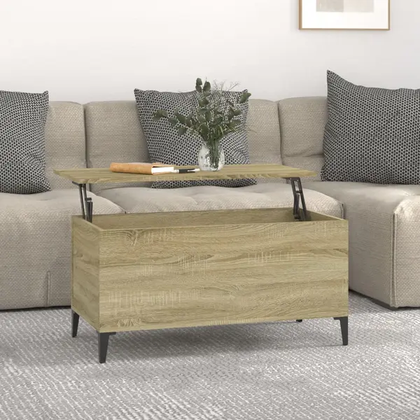 Gossi masuta de cafea, stejar sonoma, 90x44,5x45 cm, lemn compozit