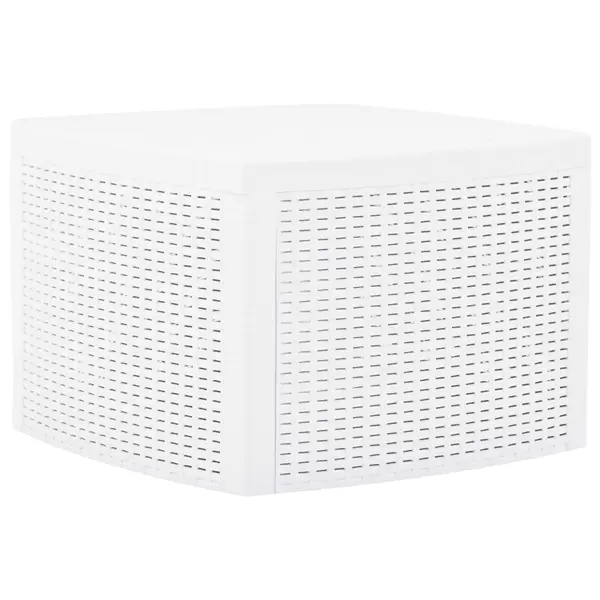 Gossi masuta laterala, alb, 54 x 54 x 36,5 cm, plastic