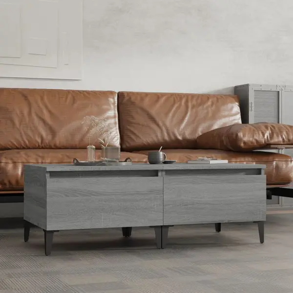 Gossi mese laterale 2 buc. gri sonoma 50x46x35 cm lemn compozit