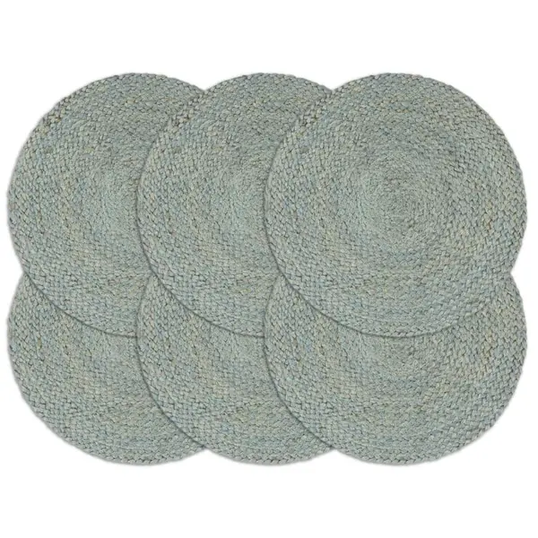 Gossi naproane, 6 buc., verde olive, 38 cm, iuta, rotund