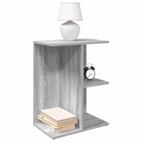 Gossi noptiera gri sonoma 46,5x29x61 cm lemn prelucrat