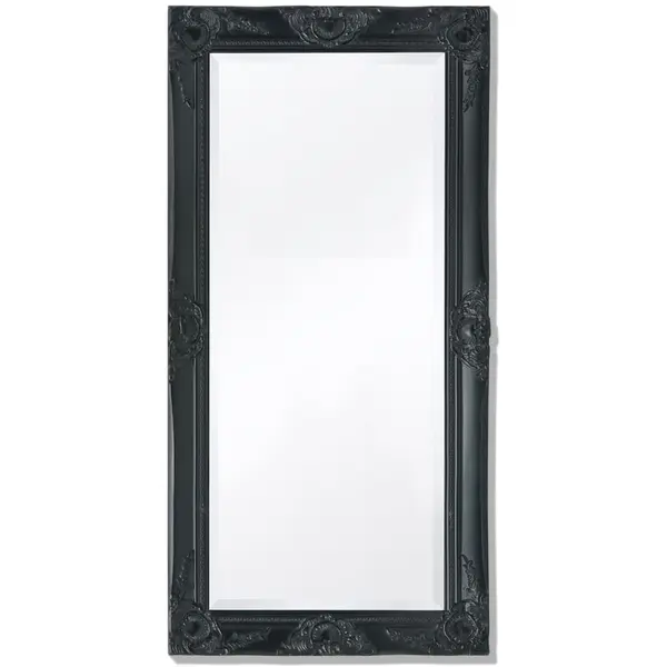 Gossi oglinda de perete in stil baroc, 100 x 50 cm, negru