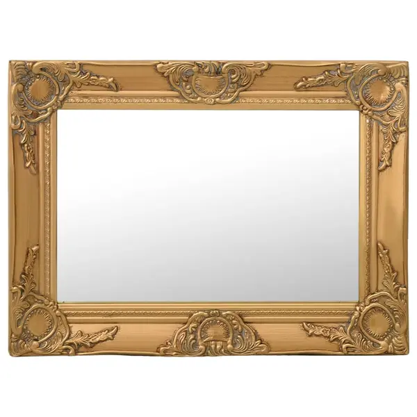 Gossi oglinda de perete in stil baroc, auriu, 60 x 40 cm