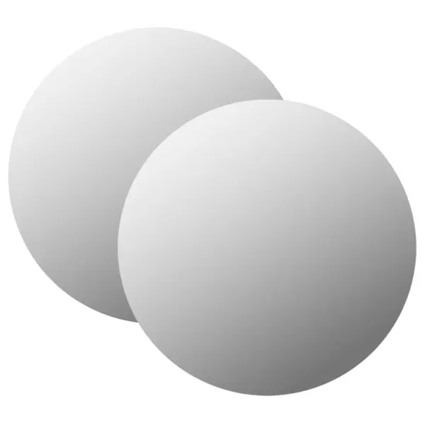 Gossi oglinzi de perete, 2 buc., 50 cm, sticla, rotund