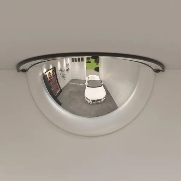 Gossi oglinzi de trafic jumatate de cupola, 2 buc., Ø30 cm, acril