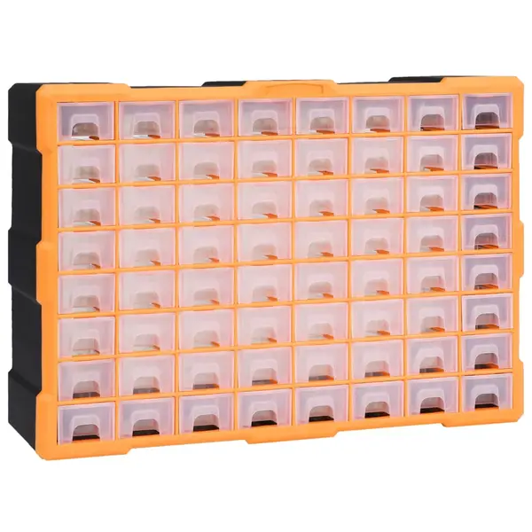 Gossi organizator cu 64 de sertare, 52 x 16 x 37,5 cm