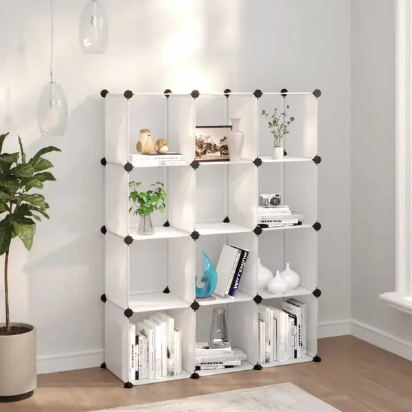 Gossi organizator cub de depozitare, 12 cuburi, transparent, pp