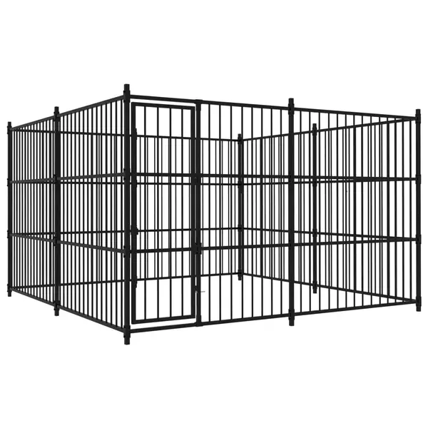 Gossi padoc de exterior pentru caini, 300 x 300 x 185 cm