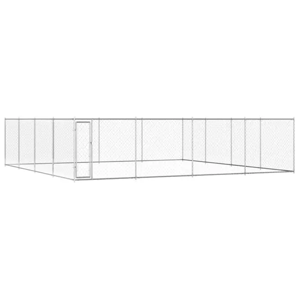 Gossi padoc pentru caini de exterior, 760x760x185 cm, otel galvanizat