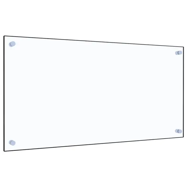 Gossi panou antistropi bucatarie transparent 80x40 cm sticla securiz.