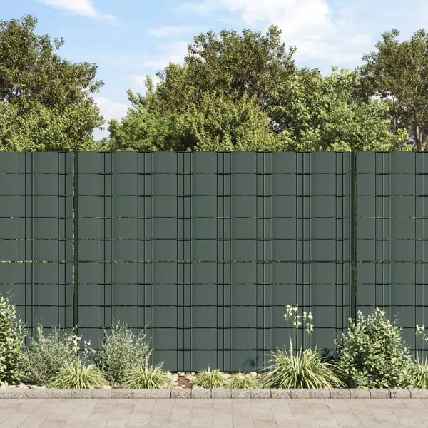 Gossi panou de intimitate gradina, verde, 70 x 0,19 m, pvc