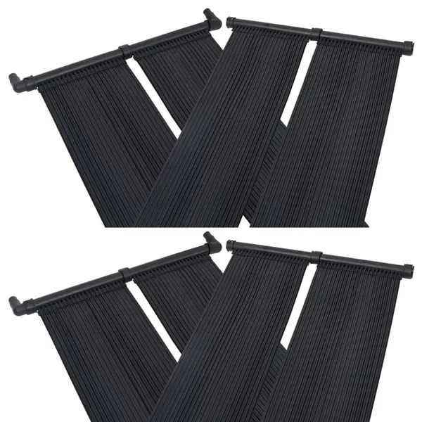 Gossi panou incalzitor solar pentru piscina, 4 buc., 80x310 cm