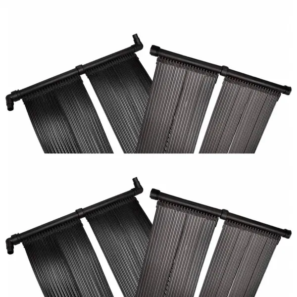 Gossi panou incalzitor solar pentru piscina, 4 buc., 80x620 cm