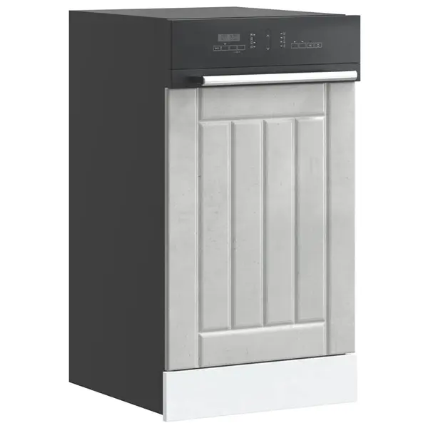 Gossi panou pentru masina spalat vase lucca lemn prelucrat gri beton