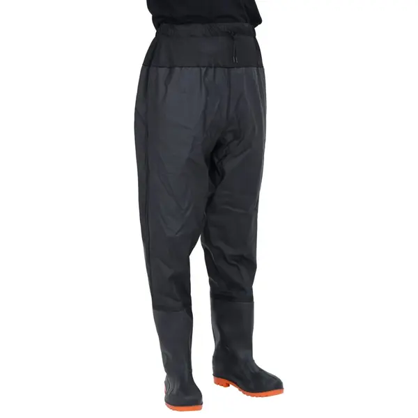 Gossi pantaloni cu talie inalta cu cizme, negru, marimea 45
