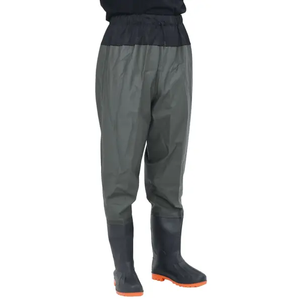 Gossi pantaloni cu talie inalta cu cizme, verde inchis, marimea 43