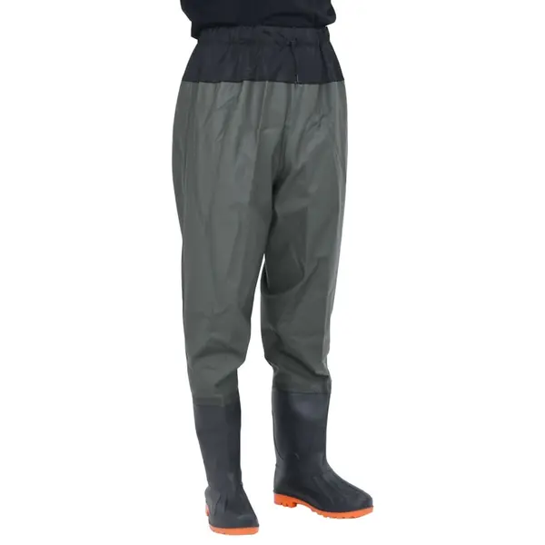 Gossi pantaloni cu talie inalta cu cizme, verde inchis, marimea 46