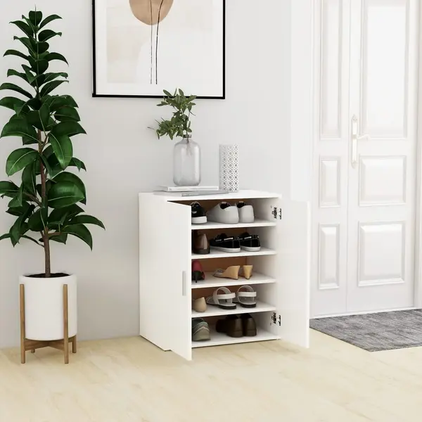 Gossi pantofar, alb, 60x35x70 cm, pal