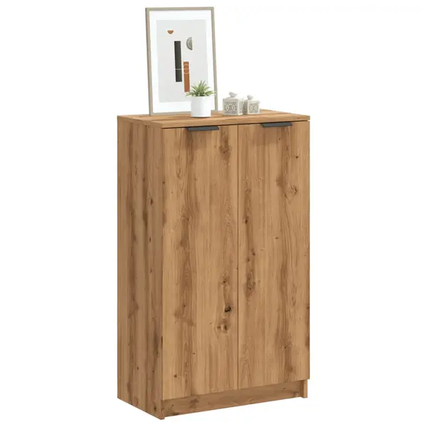 Gossi pantofar, stejar artizanal, 59x35x100,5 cm, lemn prelucrat