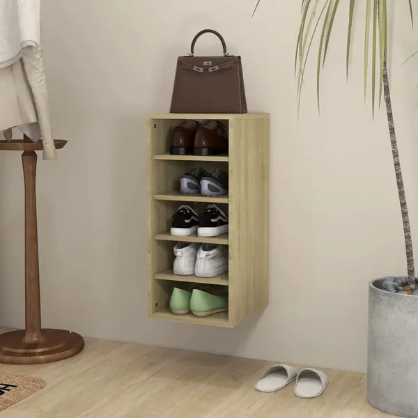 Gossi pantofar, stejar sonoma, 31,5x35x90 cm, pal